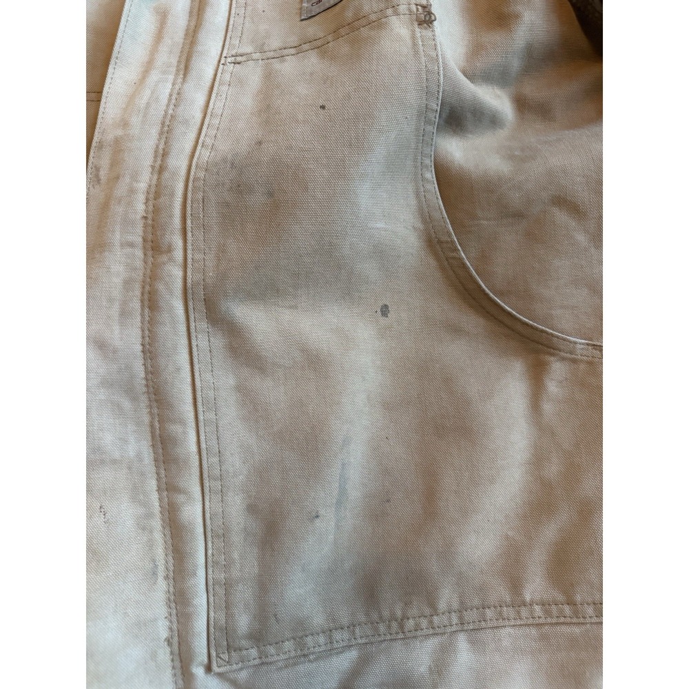 Vintage Carhartt C03 BRN USA Duck Arctic Traditional Coat 50 Reg XXL Work Jacket - Picture 6 of 16